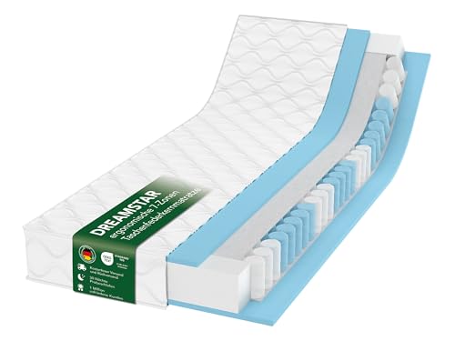 DREAMSTAR Ergo Flex Duo Taschenfederkernmatratze 100x200cm...