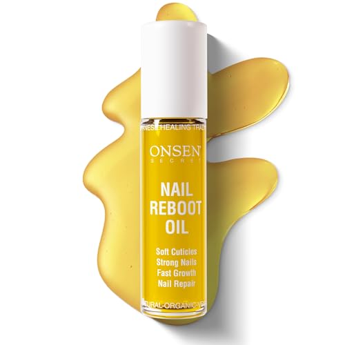 Nagel-Reboot-Öl 10ml von Onsen - Japanische Nagelölbehandlung für Geschädigte Nägel - Natürliche Nagelpflege & Nagelhautreparatur - Sichtbare Ergebnisse für Perfekte Nägel