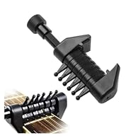 Innovative partial capo design allows individual string control enabling unique open tunings and spider chords without detuning your guitar Lightweight plastic construction with adjustable tension fits most acoustic and electric guitars while protect...
