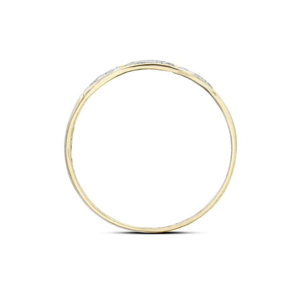 14K Two Tone White and Yellow, White, and Two Tone Rose Gold Family of Three Elephants Parade Band Three Elephant Style Statement Ring - Choice of Size3