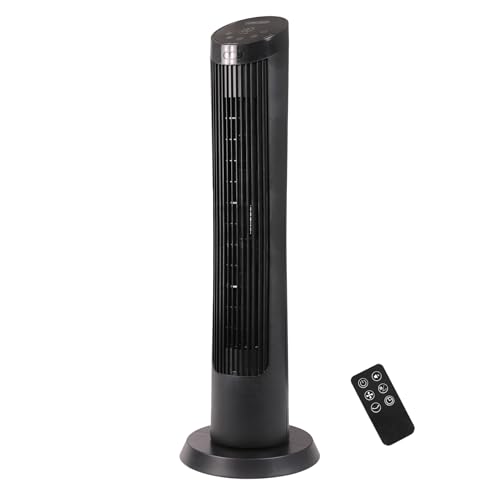 Olsen & Smith 27dB Silent Tower Fan for Bedroom, 36 Inch 7.5m/s Oscillating Floor Fan with 12H Timer...