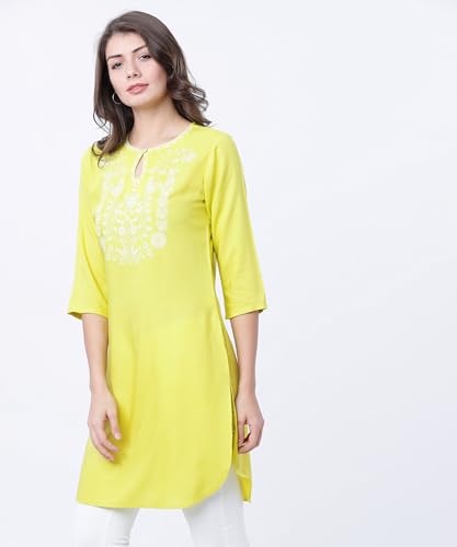 Image of Vishudh Women's Kurta | Comfortable Ethnic Wear for Daily Use | Lightweight & Breathable Indian Top