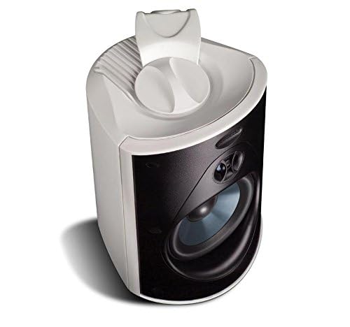 Image of Polk Audio Atrium 5 Outdoor Speakers with Powerful Bass (Pair, White) | All-Weather Durability, Broad Sound Coverage, Speed-Lock Mounting System
