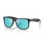 Rubber Black/Blue Mirror Non-polarized