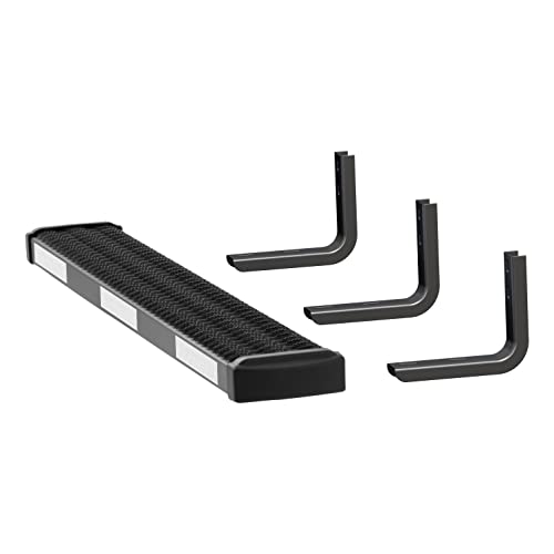 Estribo Luverne Grip Step negro aluminio 54 pulg lado pasajero miniatura 1