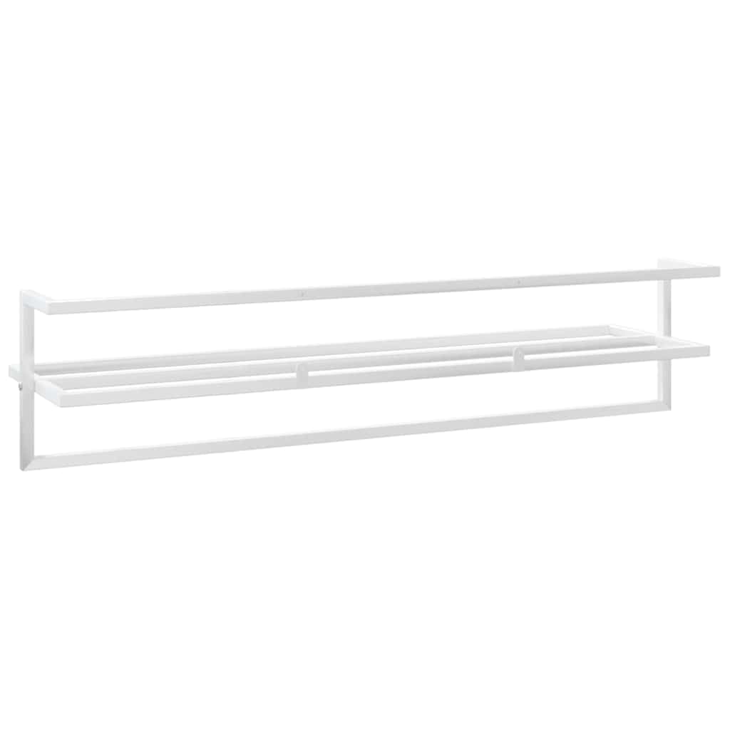 Toallero blanco 95 x 25 x 22 cm hierro
