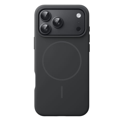 Image of JETech Magnetic Silicone Cover Case for iPhone New Pro Max, Black