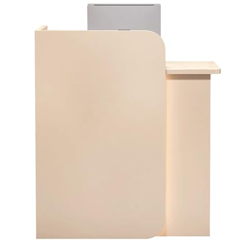 Escritorio de recepción de caja registradora, muebles de madera para oficina, clínica, tienda, supermercado, tienda de conveniencia, hotel, elegante mueble de recepción para negocios