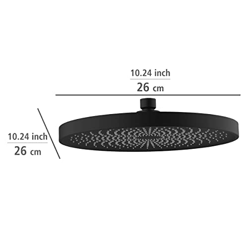 Pomme de douche Softwater design haut de gamme 416 buses finition noir mat - 7