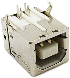 USB Female Type-B Port 4-Pin Right Angle PCB DIP Jack Socket