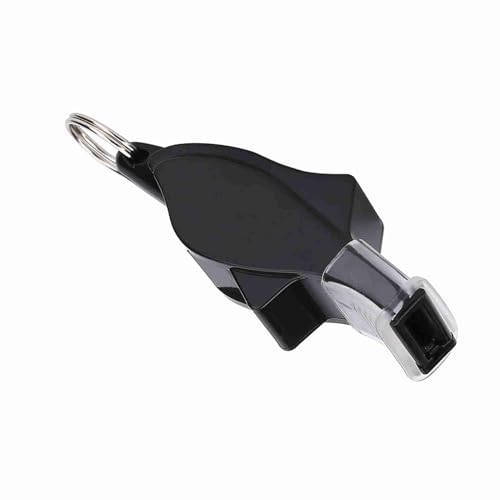 tomvorks Emergency Survival Lifesaving Sturdy Lightweight Whistle for Outdoor Sports (Black)