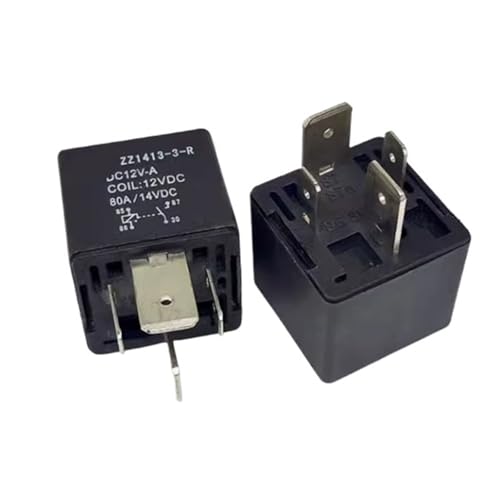 Relais 4 pieds ZZ1413-3-R DC12V 80A idéal pour phares et compresseurs
