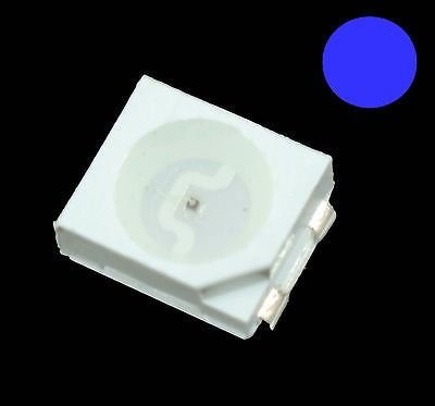 10 x Blue 3528 PLCC-2 SMD/SMT LED Chip