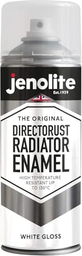 JENOLITE- Peinture pour radiateur. Peinture en spray en émail pour radiateur. Blanc Brillant....