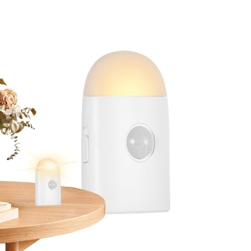 Lesunbak Veilleuse De Toilette Avec Capteur De Mouvement, Lumière LED À Détection De Mouvement, Eclairage LED Pour WC, Détecteur De Mouvement Lumière Pour...