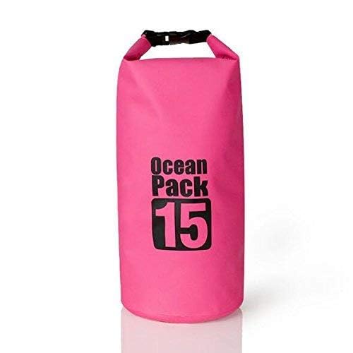 Cheet enterprise Ocean Pack Waterproof Dry Bag 15 Liter - Perfect for Camping, Swimming, Kayaking, Rafting, Boating, Hiking, Fishing, Beach, Outdoor Adventures
