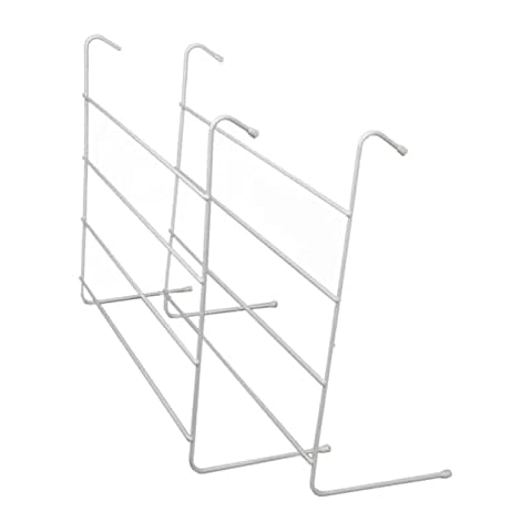FAHAAM 2X4 Bar Folding Radiator Airer, Metal Indoor Clothes Airer, Lightweight Portable Clothes Dryer with Anti Scratch Legs & Perfect Space for Hanging Towels & Clothes Cover