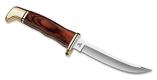 image for Buck Knives 0118BRS Personal Cocobola Dymondwood Fixed Blade Knife, Wo