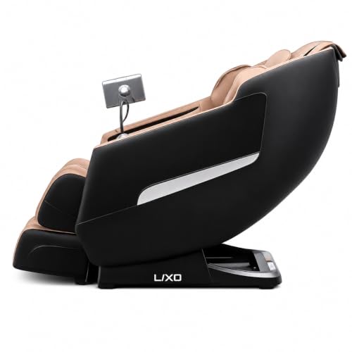 Image of Lixo Massage Chair-LI4400A, Comfort with 22 Auto Wellness Programs, 4 Innovative Features, Rotary Switch, Bluetooth & LCD Screen | Prime Triple-Core Massage Chair for Full Body (LI4400A Brown+Black)