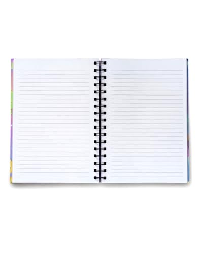 Image of LABUBU Galaxy Cute Spiral Diary - A5 Notebook for Kids Girls | Aesthetic Journal Book with Ruled 200 Pages | 80 GSM | Small Notebook Diary for School | Journaling Diaries | Notes & Gift