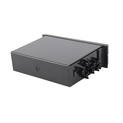 Caja de almacenamiento Aramox para auto con portavasos doble DIN miniatura 7