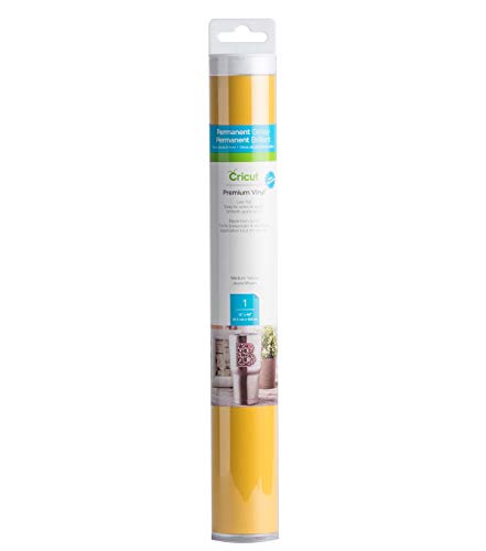 Image of Cricut Premium Vinyl Permanent, Medium Yellow