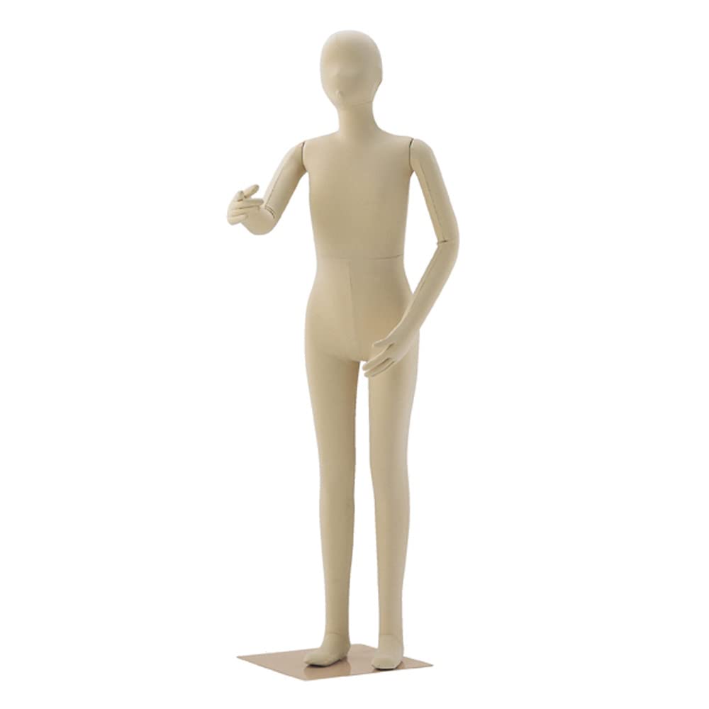 Amazon.co.jp: 子供フレキシブルマネキン 身長130cm 【 マネキン 全身