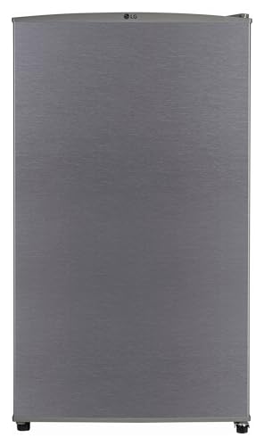 LG 90L, 1 Star, Direct Cool Single Door Mini Refrigerator with Door basket, Chiller Tray, Freezer Section - Compact Size - Ideal for Home, Office and Dorm Rooms (GLD0916VRDS, Dazzle Steel)