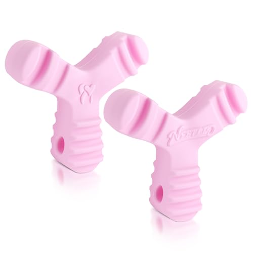Chewies for Invisalign Aligners Orthodontic Aligner Chewies Durable Aligner and Retainer Tray Seaters Medical Grade Silicone (Pack of 2) (Pink)