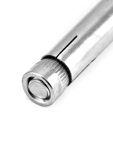 Image of QWORK 304 Stainless Steel External Hex Expansion Bolts M8x60mm, 20 Pcs Anti-Corrosion Metal Bolt for Concrete and Masonry Anchors