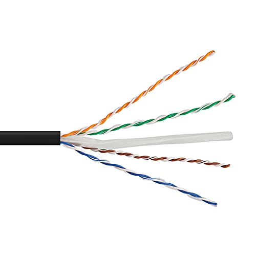 NavePoint Cable Ethernet CAT6 UTP 304.8 m Negro miniatura 4