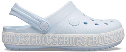 Image of Crocs Unisex-Child Mineral Blue /White Clogs-13 Kids UK (C13) (205992-4KA)