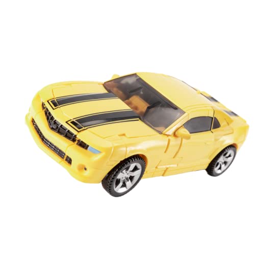 Setype Deformed Car Robot Toy, 7-inch Collectible Action Figures, Alloy Deformation Portable Robot Toy Model, Manual Transformed into Toy for Kids Girls Boys - Thumbnail 4
