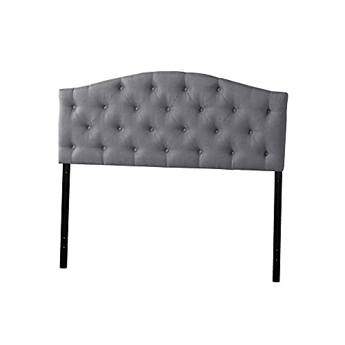 Baxton Studio Myra Headboard, Queen, Grey #TOP7