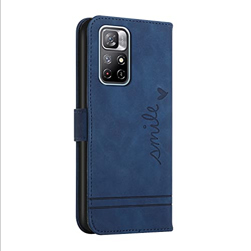 Capa Carteira para Xiaomi POCO M4 Pro 5G,Capa Xiaomi POCO M4 Pro 5G Retro,Capa Fólio Flip com Fecho