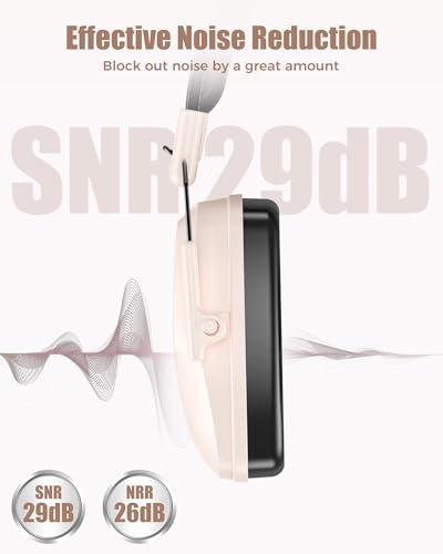 Image of ProCase Hearing Protection Ear Muffs SNR 33dB, Noise Cancelling Headphones