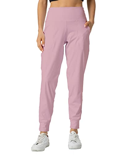 Image of Women's Joggers with Pockets, Hiking Cargo Water Resistant Lightweight Pants for Women Workout Athletic Travel Camping