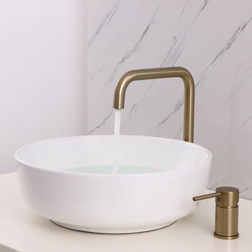 Robinet de lavabo haut de gamme à levier unique et finition brossée exclusive pour vasque