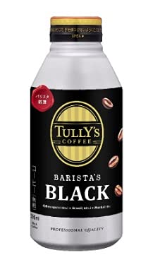 伊藤園 TULLYS COFFEE BARISTAS BLACK 390ml … Amazon.co.jp: Itoen Tully's Coffee Barista BLACK Black Bottle Cans