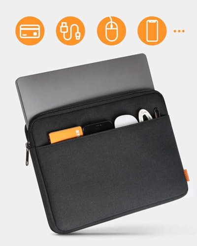 Inateck 13 inch Laptop Case Sleeve Bag Compatible with 13 inch MacBook Air/Pro M4 M3 M2 M1 2016-2025, 13.3 inch and 13.6 inch Surface Pro 11/10/9/X/8/7/6/5/4/3, with Accessory Bag, Black - Image 3