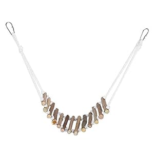 Draaibrug Vogel Draaibrug Ophaalbrug Vogel Houten ladder, Vogelladder Speelgoed, voor Papegaaien Huisdieren