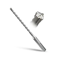 METOTY SDS Plus Bohrer 6mm×160mm，Steinbohrer,Hammerbohrer,Betonbohrer,Für Stein,Beton,Naturstein,Ziegelmauer