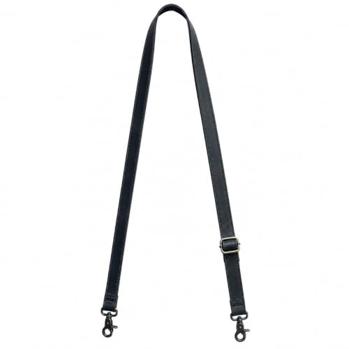 Image of Genuine Leather Purse Strap Replacement Adjustable 1 inch Wide ~ Womens Crossbody Handbag Laptop Bag Strap 28 inch-57 inch