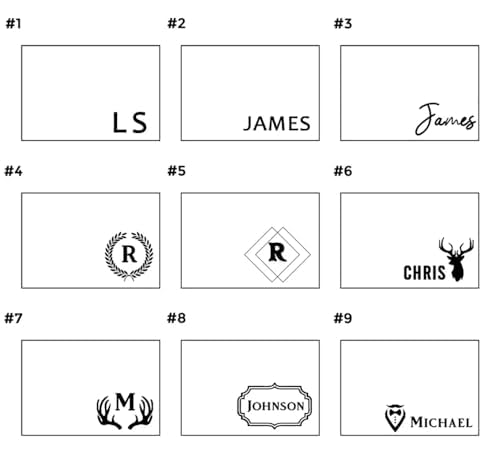 Personalized Wallet for Men - Custom Engraved Mens Leather Wallets - Monogram Customized for Him - Fathers Day, Birthday, Anniversary, Unique Personalized Mens Gift Idea for Dad, Husband, Brother, Son2