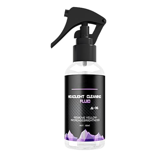 Jvjggag 車用ヘッドライトクリーナー、車用ヘッドライトポリッシャー | 60cm自動車用ヘッドライトクリーナー,長持ちするヘッドライトレンズ修復液、車のヘッドライト用の効果的なヘッドライト修復スプレー