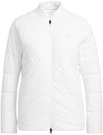 新品　Mサイズ　アディダスゴルフ　長袖ジャケット　白　ホワイト　レディース Amazon | [adidas Golf] ゴルフジャケット ビッグアディダスロゴ 保温