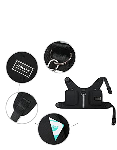 NC Hunde-Satteltaschen, strapazierfähige Hundegeschirr-Rucksack mit reflektierendem Band, für Reisen, Camping, Wandern, mittelgroße und große Hunde (M, Camouflage)