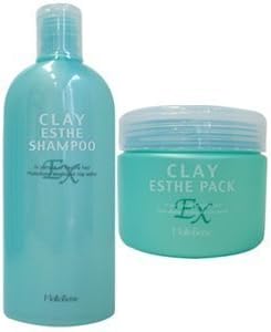 [Value Set] Molto Bene Clay Esthe Ex Shampoo 11 Oz & Pack 10.6 Oz Set
