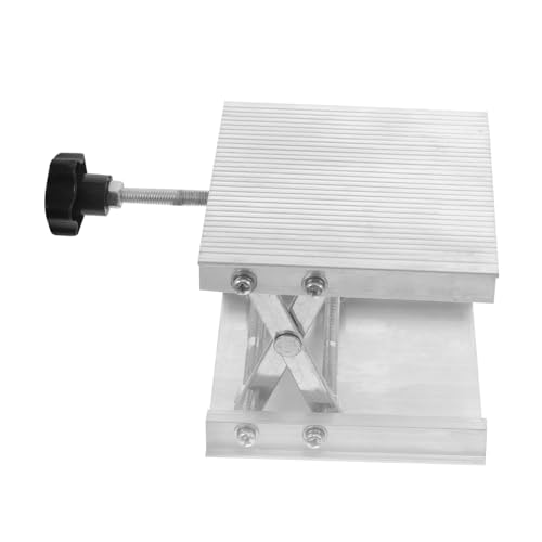 MAGICLULU Laboratory Jack Lift Stand Platform Precision Elevating Workbench for Accurate Measurements Lightweight Aluminum Design for Various Industries