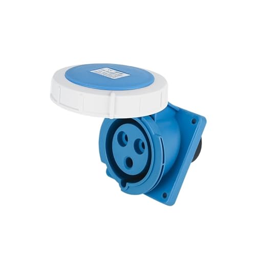 Prise inclinée aéronautique 16A SFN 4132 étanche IP67 femelle encastrable